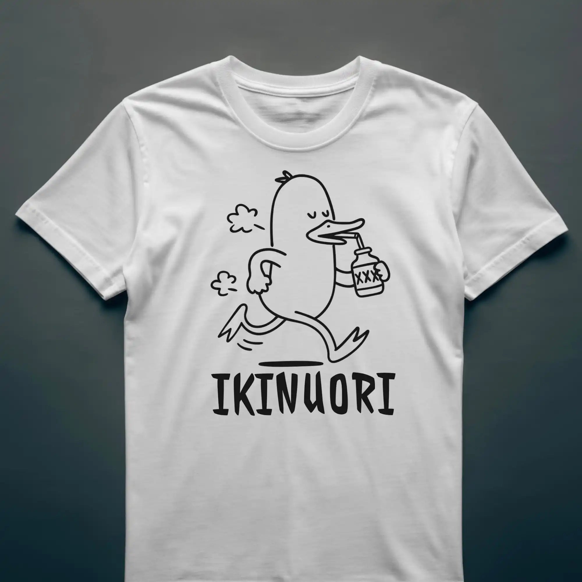 oletko ikinuori? jaksatko aamusta iltaan painaa duunia ja juhlia yössä? tämä paita on täydellinen lahja tällaiselle henkilölle. Laadukkaat materiaalit ja vastuullisesti tuotetut paidat