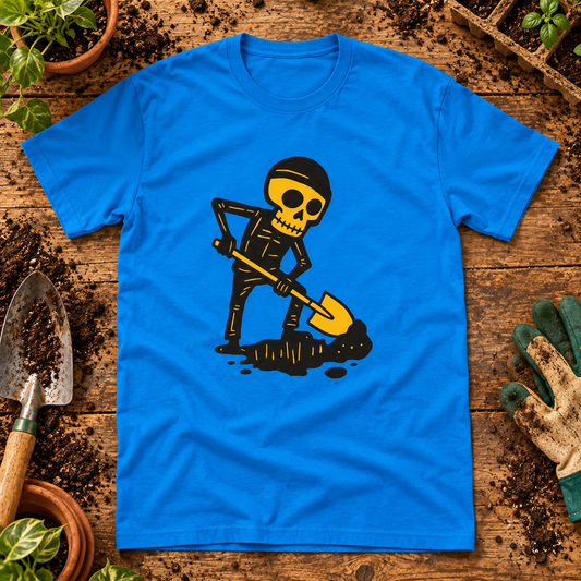 Themed flat-lay photograph of Lapiomies - T-paita with accessories related to its printed design.