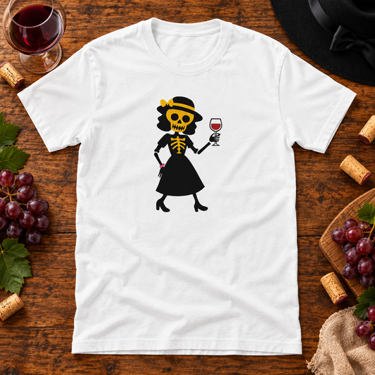 Themed flat-lay photograph of Sivistynyt - Naisten T-paita with accessories related to its printed design.